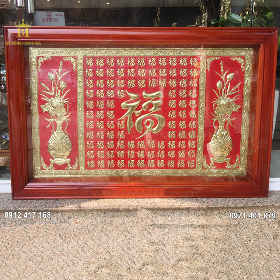 Tại sao n&ecirc;n treo tranh chữ bằng đồng trong nh&agrave;?